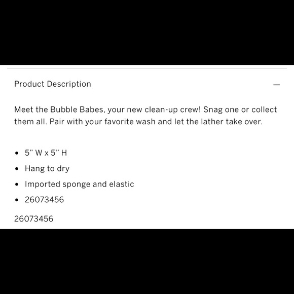 Victoria's Secret PINK Sponge Loofah Heart - Picture 4 of 6